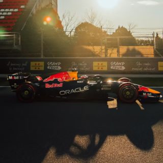 Red Bull rodando en el Shakedown en Barcelona 2026